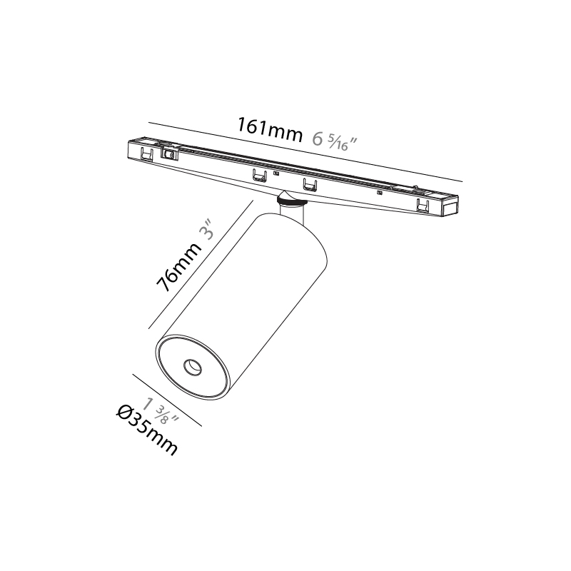 Imagine Micro Dot by Prolicht – 1 3/8″ x 3 9/16″ Track, Modular offers LED lighting solutions | Zaneen Architectural