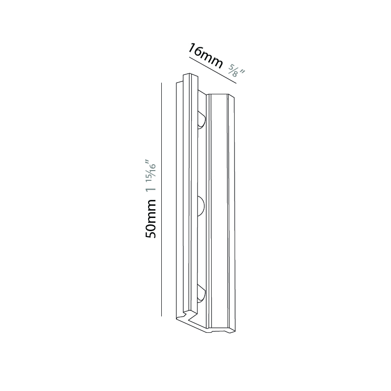 Minimal Track by Prolicht – 115/16″ x 1/4″ Suspension, Profile offers LED lighting solutions | Zaneen Architectural