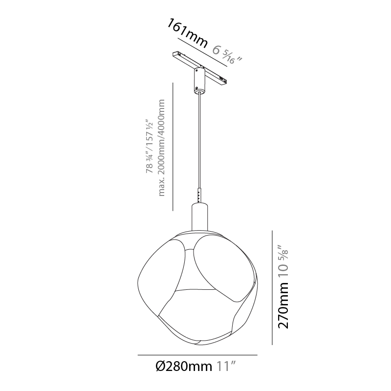 Melt Mini by Prolicht – 11″ x 10 5/8″ Track, Modular offers LED lighting solutions | Zaneen Architectural