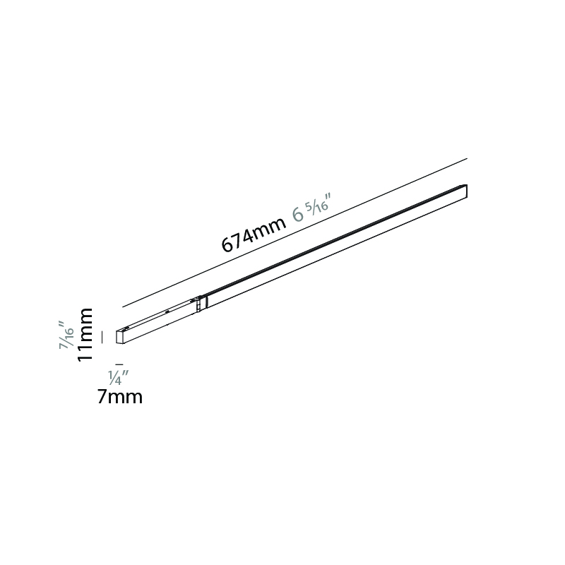 Microline by Prolicht – 26 9/16″ x 1/4″ Surface, Modular offers LED lighting solutions | Zaneen Architectural