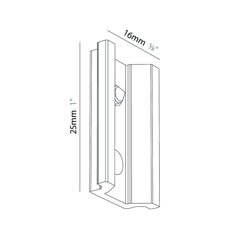 Minimal Track by Prolicht – 1″ x 1/4″ Suspension, Profile offers LED lighting solutions | Zaneen Architectural