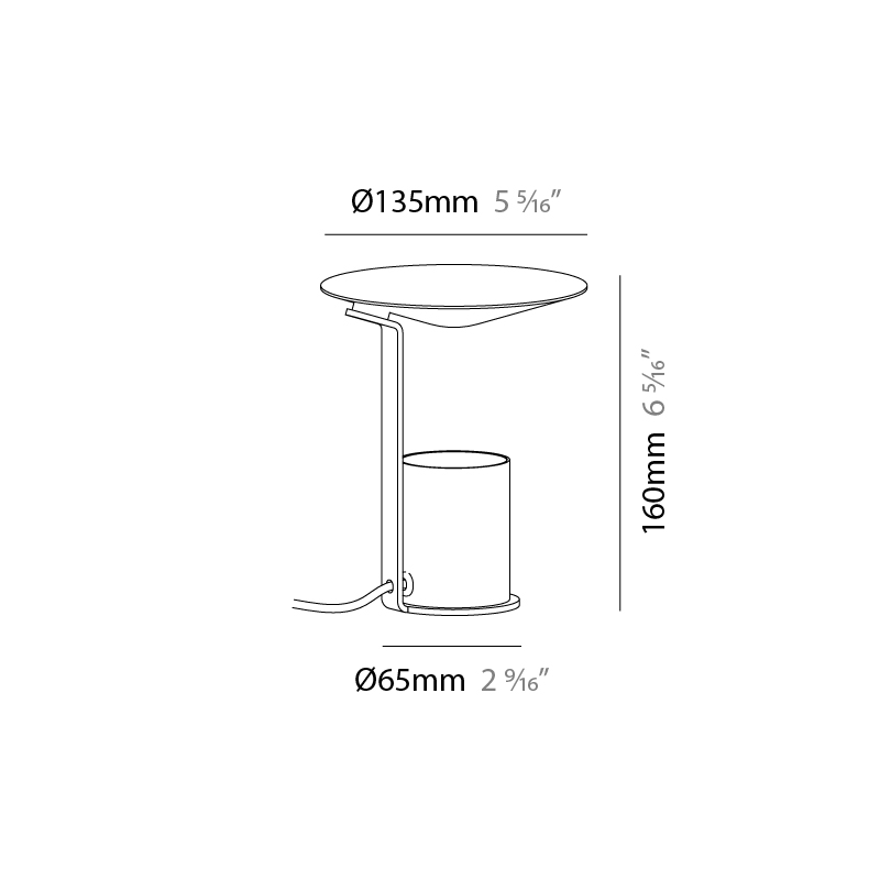 Mokka by Milan – 5 5/16″ x 6 5/16″ Portable, Table offers quality European interior lighting design | Zaneen Design / Line art