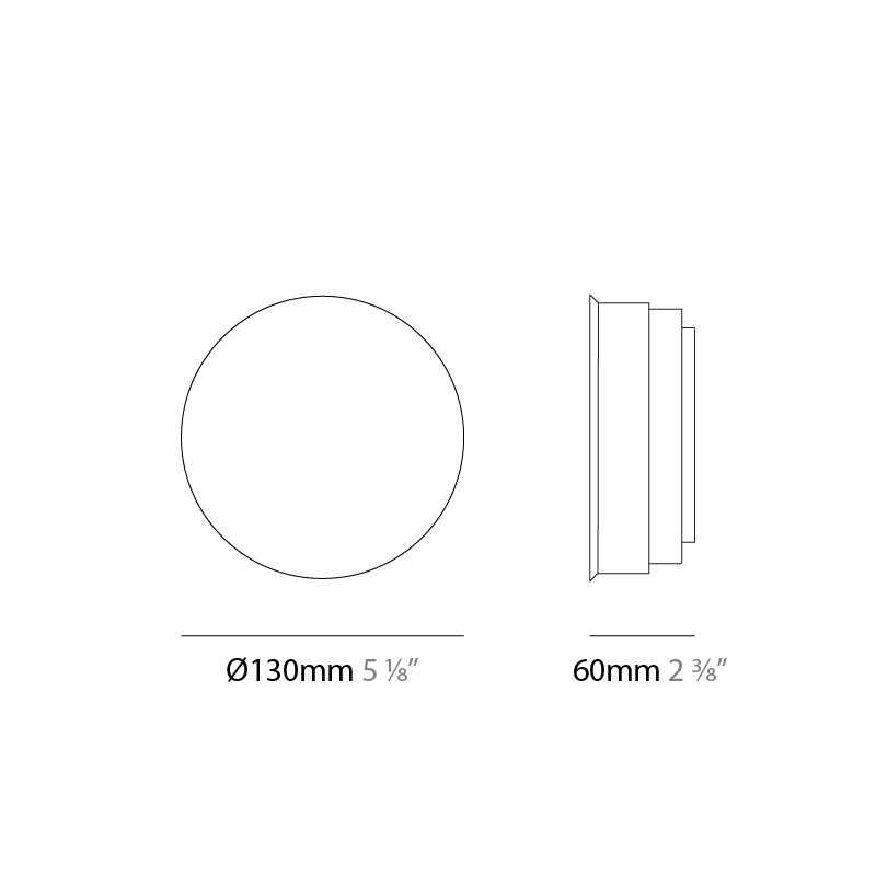 Moonlight by Quasar – 5 1/8″ x 5 1/8″ , Modular offers quality European interior lighting design | Zaneen Design