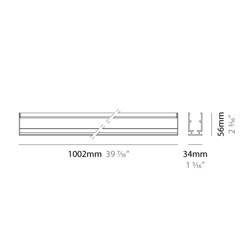  by Diamante – 39 7/16″ x 2 3/16″ ,  offers high performance and quality material | Zaneen Exterior