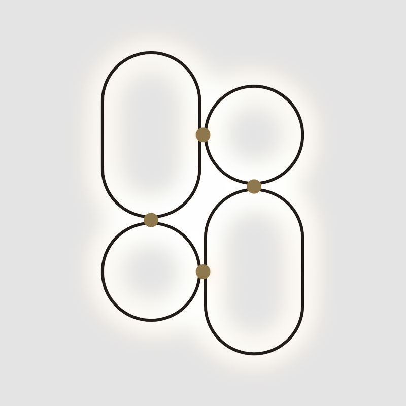 NoName by Icone – 23 13/16″ x 35 13/16″ Surface, Wall Surface offers quality European interior lighting design | Zaneen Design