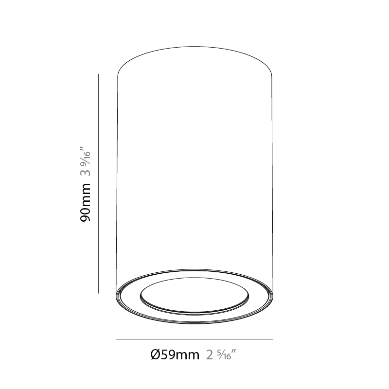 Oiko Pro Slim by Prolicht – 2 5/16″ x 3 9/16″ Surface, Ceiling Surface offers LED lighting solutions | Zaneen Architectural