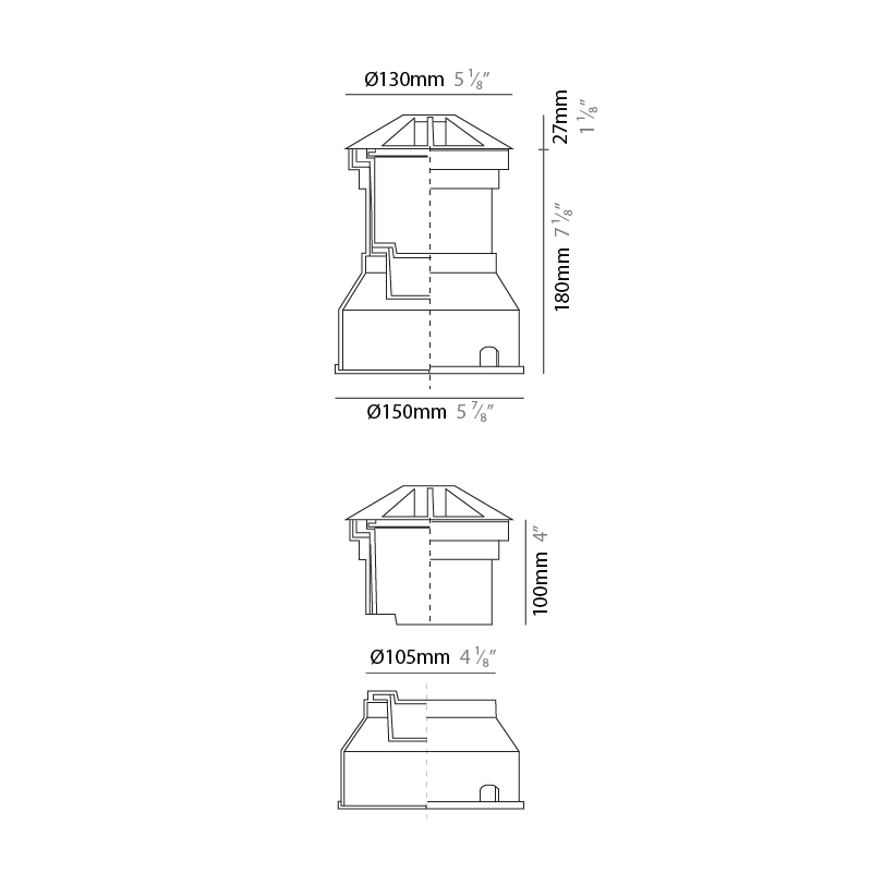 Olodum 130 Cover by Side – 5 7/8″ x 8 1/8″ Recessed, Marker offers high performance and quality material | Zaneen Exterior / Line art