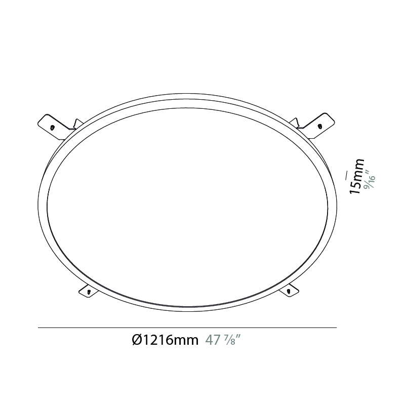 Orbital by Ivela – 47 7/8″ x 3/4″ Recessed, Pendant offers LED lighting solutions | Zaneen Architectural