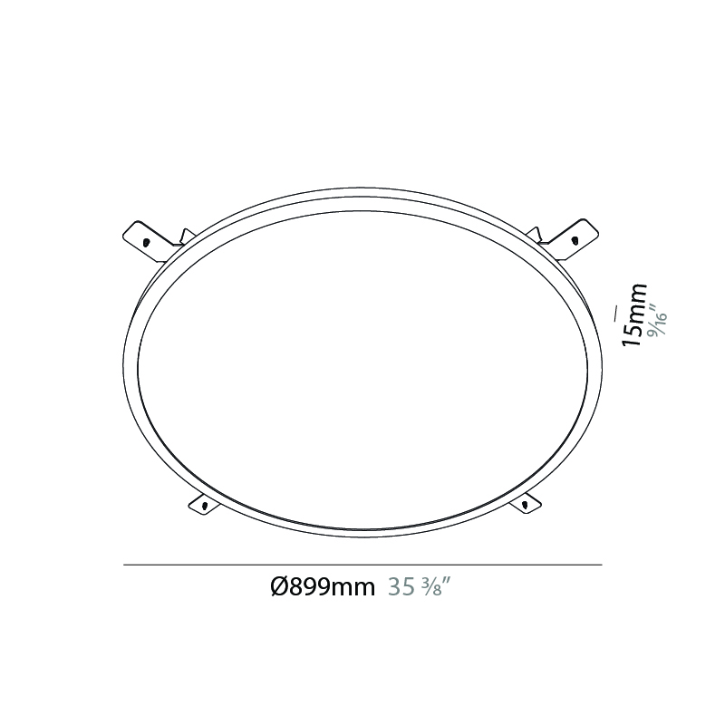 Orbital by Ivela – 35 3/8″ x 3/4″ Recessed, Ambient offers LED lighting solutions | Zaneen Architectural