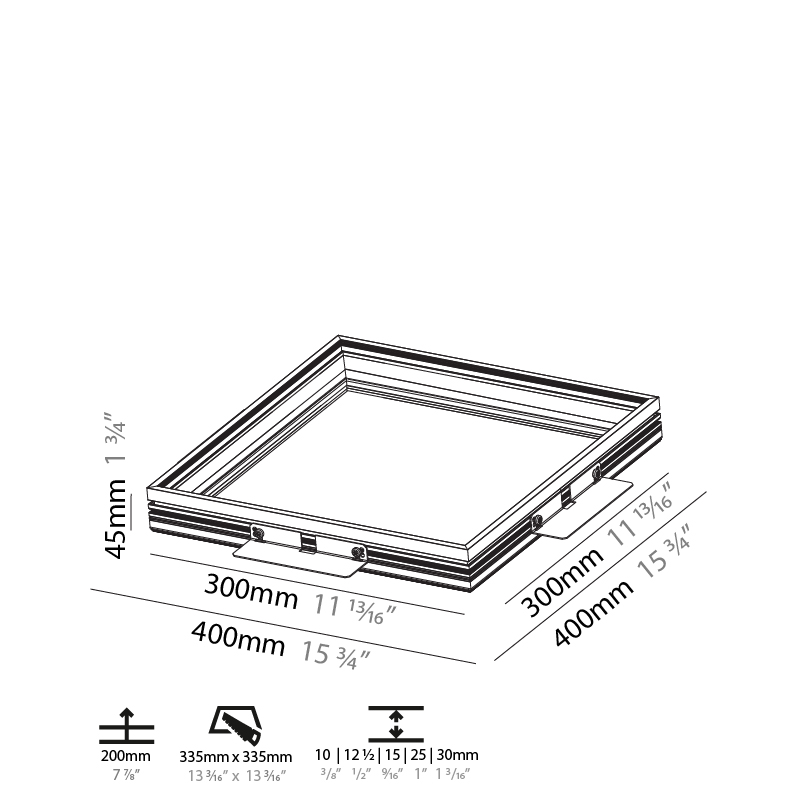 Pi2 by Prolicht – 15 3/4″ x 1  3/4″ Trimless,  offers LED lighting solutions | Zaneen Architectural