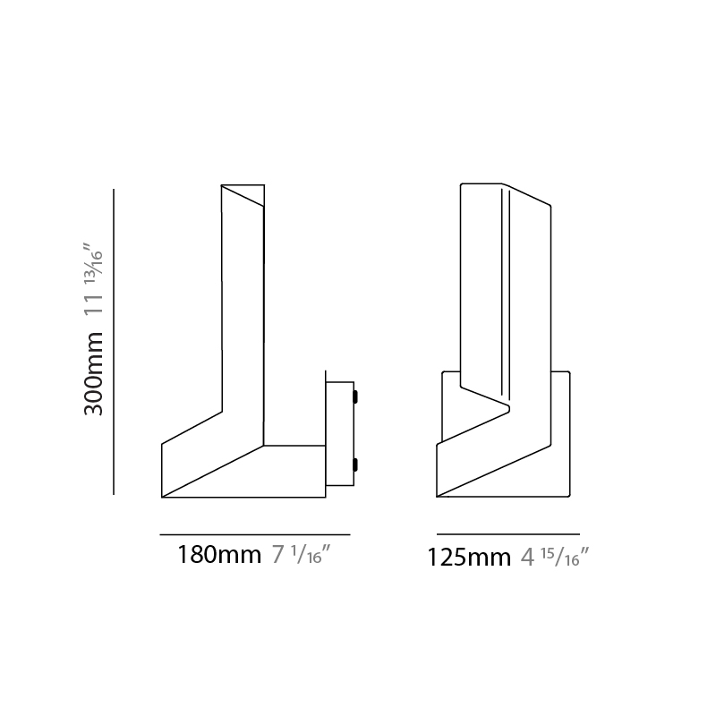 Plie by Fambuena –  x 11 13/16″ Surface, Ambient offers quality European interior lighting design | Zaneen Design