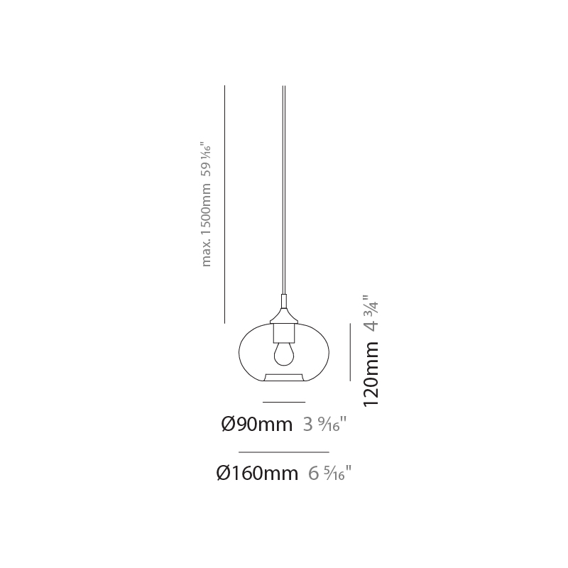 Parigi Cipolla by Cangini & Tucci – 6 5/16″ x 4 3/4″ Suspension, Clusters offers quality European interior lighting design | Zaneen Design