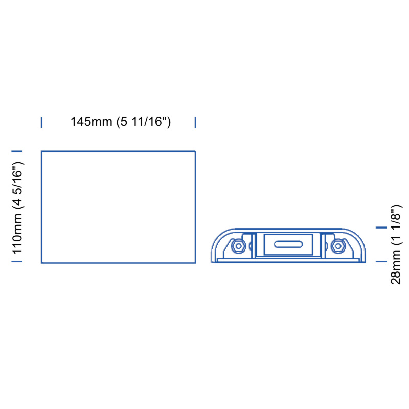 Passo by Platek – 5 11/16″ x 1 1/8″ Surface, Marker offers high performance and quality material | Zaneen Exterior / Line art