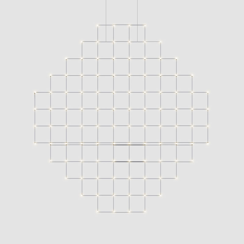 Pixel Sphere by Quasar – 43 15/16″ x 3 15/16″ Suspension, Chandelier offers quality European interior lighting design | Zaneen Design