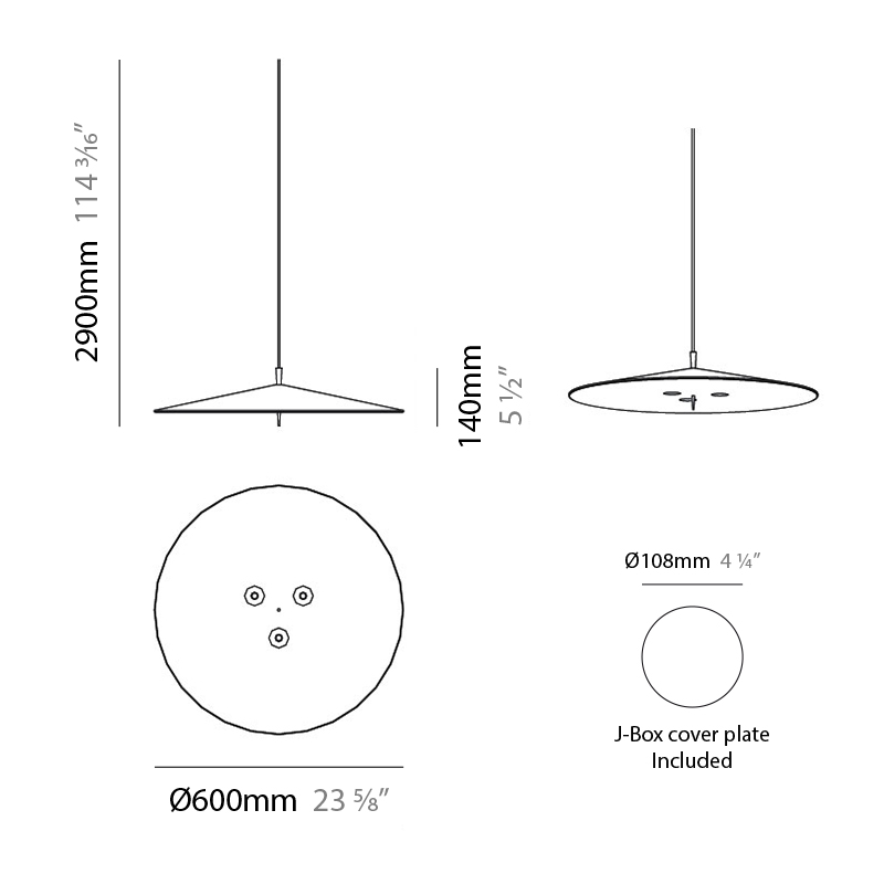 Pla by Milan – 23 5/8″ x 5 1/2″ Suspension, Pendant offers quality European interior lighting design | Zaneen Design