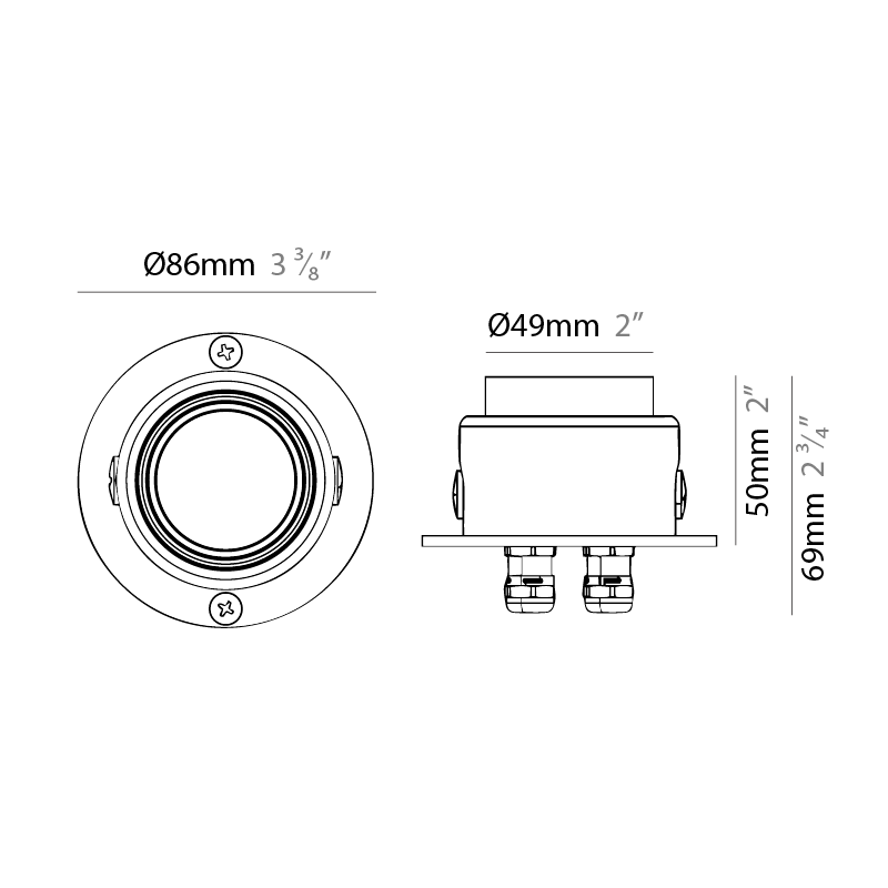 Point by Diamante – 3 3/8″ Recessed, Marker offers high performance and quality material | Zaneen Exterior