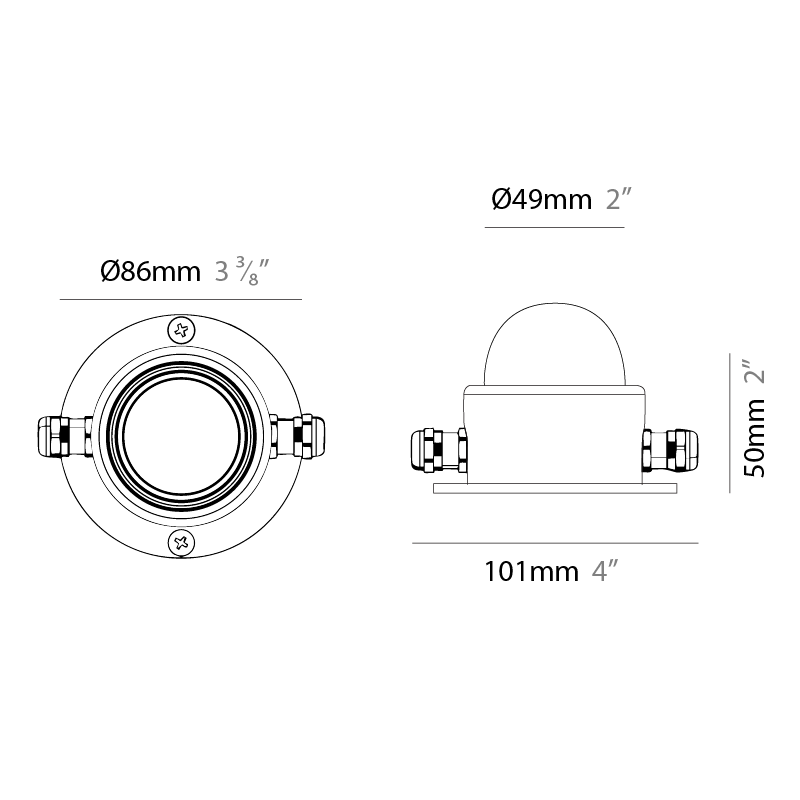 Point by Diamante – 2 11/16″ Surface, Marker offers high performance and quality material | Zaneen Exterior