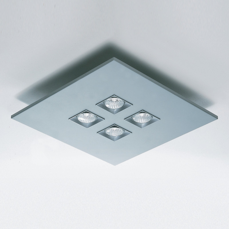 Polifemo by Milan – 17 11/16″ x 3″ Surface, Downlight offers quality European interior lighting design | Zaneen Design