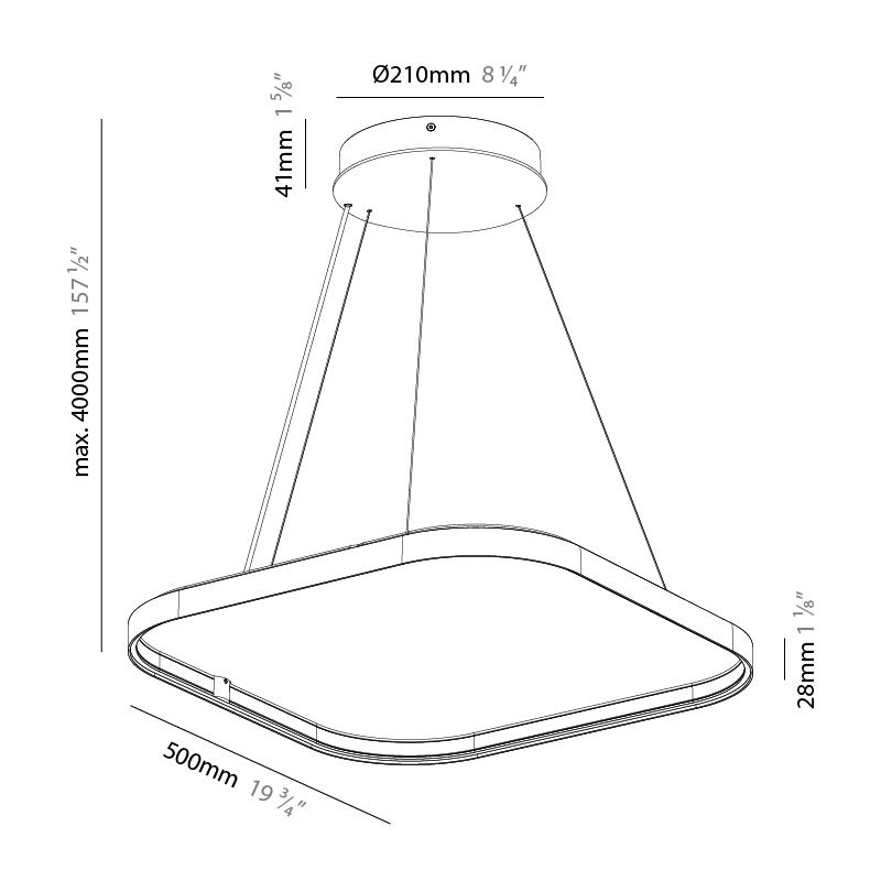 Quantum Silhouette Acoustic by Prolicht – 19 11/16″ x 1 1/8″ Suspension, Acoustic offers LED lighting solutions | Zaneen Architectural / Line art