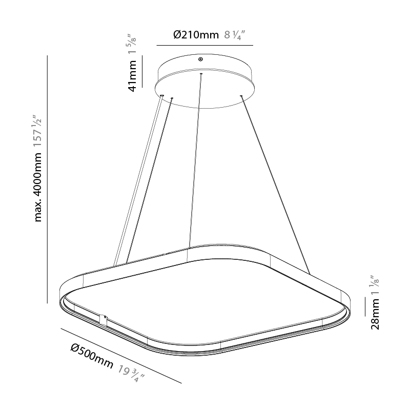 Quantum Silhouette Acoustic by Prolicht – 19 11/16″ x 1 1/8″ Suspension, Acoustic offers LED lighting solutions | Zaneen Architectural / Line art