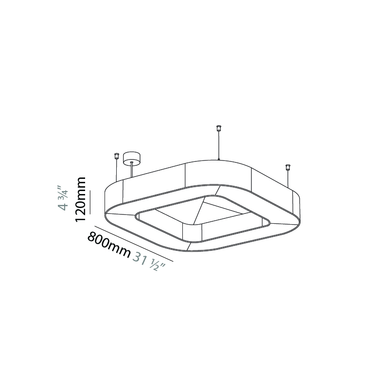 Quantum Acoustic by Prolicht – 31 1/2″ x 4 3/4″ Suspension, Acoustic offers LED lighting solutions | Zaneen Architectural / Line art