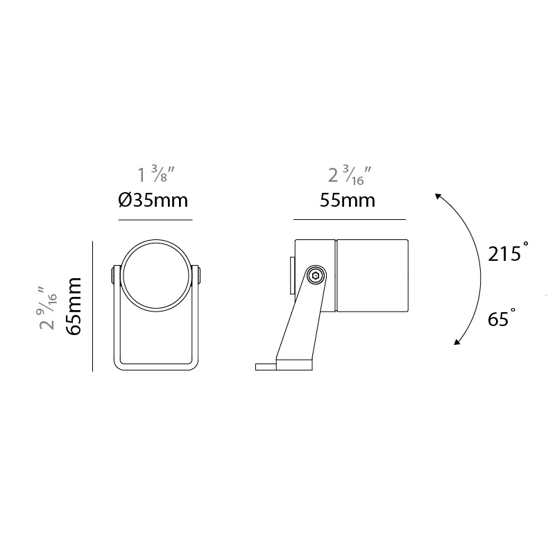 Raygun by Platek – 1 3/8″2  3/16″ x 2 9/16″ Surface, Flood offers high performance and quality material | Zaneen Exterior