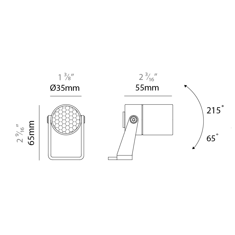 Raygun by Platek – 1 3/8″2  3/16″ x 2 9/16″ Surface, Flood offers high performance and quality material | Zaneen Exterior