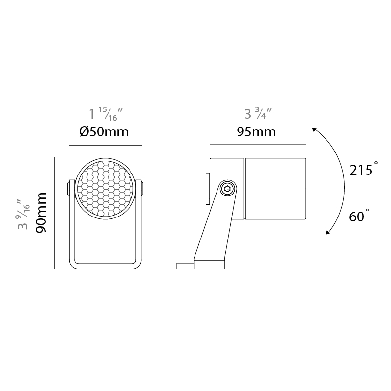 Raygun by Platek – 1 15/16″3 3/4″ x 3 9/16″ Surface, Flood offers high performance and quality material | Zaneen Exterior