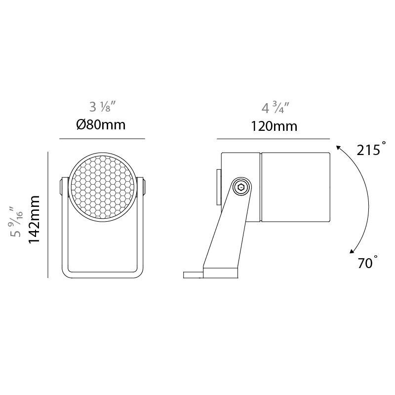Raygun by Platek – 3 1/8″4 3/4″ x 5 9/16″ Surface, Flood offers high performance and quality material | Zaneen Exterior