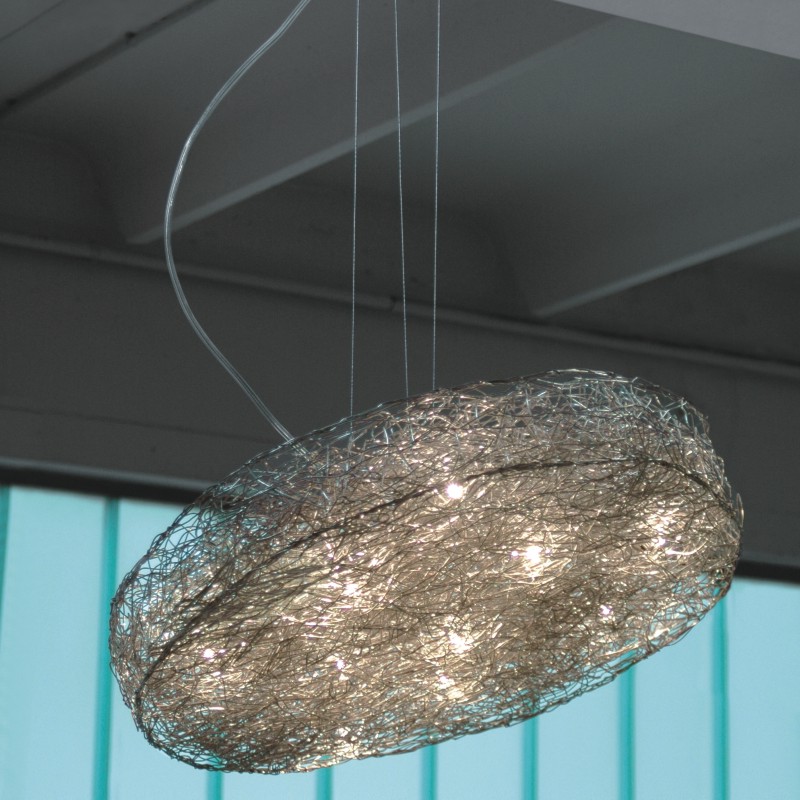 Rotola by Knikerboker – 27 9/16″ Suspension, Ambient offers quality European interior lighting design | Zaneen Design