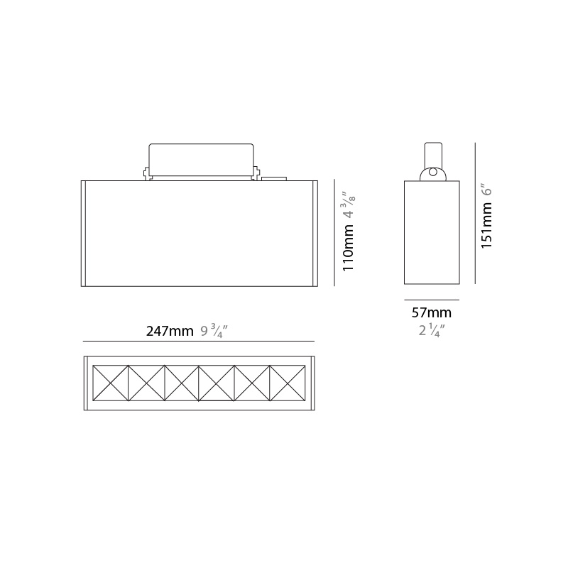 Ruled Linear by Side – 9 3/4″ x 6 5/16″ Surface, Flood offers high performance and quality material | Zaneen Exterior / Line art