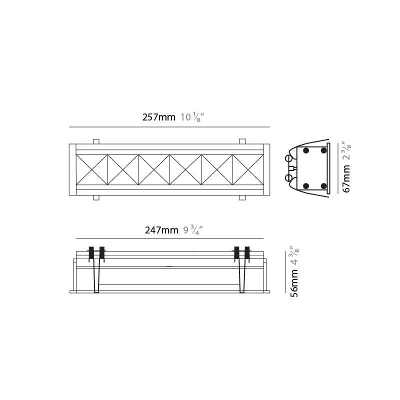 Ruled Linear by Side – 5 9/16″ Recessed, Downlight offers high performance and quality material | Zaneen Exterior / Line art