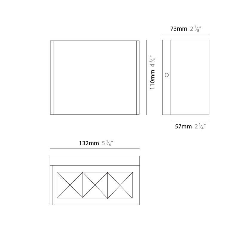 Ruled Linear by Side – 5 3/16″ x 4 5/16″ Surface, Wall Surface offers high performance and quality material | Zaneen Exterior / Line art