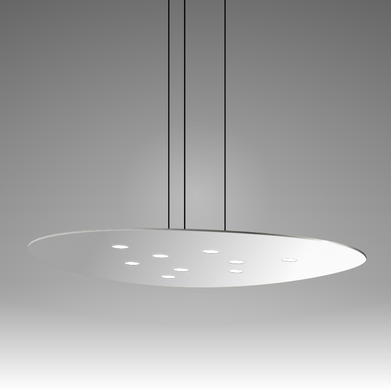 Scudo by Icone – 25  9/16″ Suspension, Pendant offers quality European interior lighting design | Zaneen Design