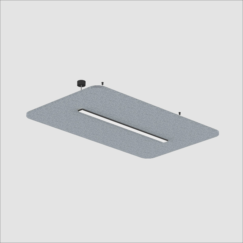 Serenii by Prolicht – 69 1/4″ x 3 9/16″ Suspension, Acoustic offers LED lighting solutions | Zaneen Architectural
