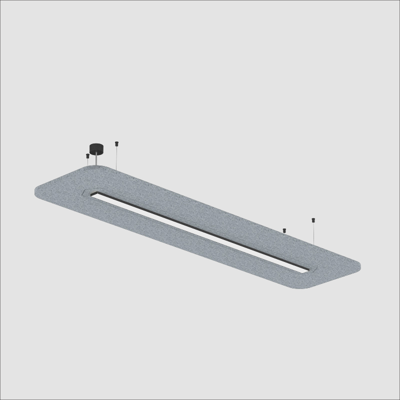 Serenii by Prolicht – 91 3/8″ x 3 9/16″ Suspension, Acoustic offers LED lighting solutions | Zaneen Architectural