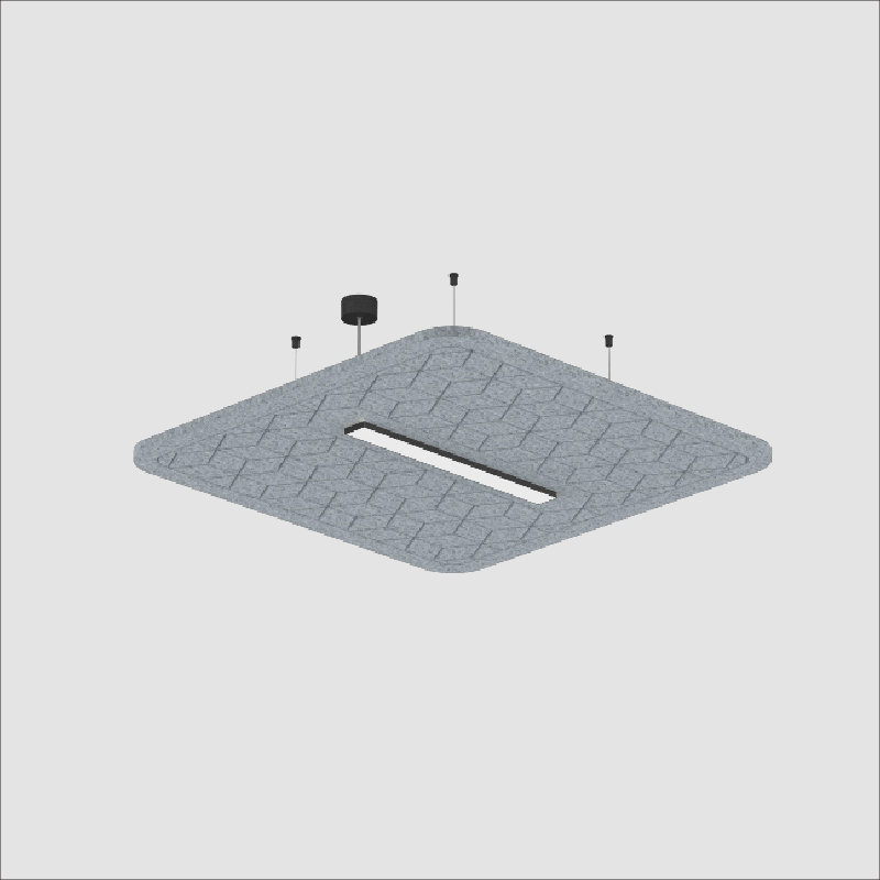 Serenii by Prolicht – 41 3/4″ x 3 9/16″ Suspension, Acoustic offers LED lighting solutions | Zaneen Architectural