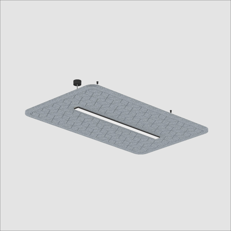 Serenii by Prolicht – 69 1/4″ x 3 9/16″ Suspension, Acoustic offers LED lighting solutions | Zaneen Architectural