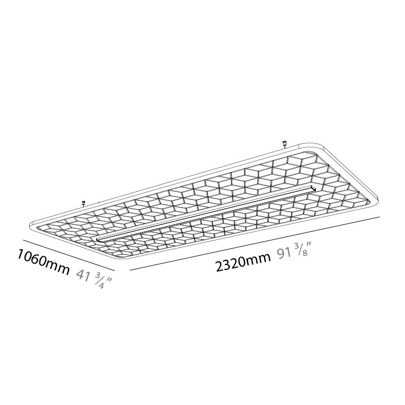 Serenii by Prolicht – 91 3/8″ x 3 9/16″ Suspension, Acoustic offers LED lighting solutions | Zaneen Architectural / Line art
