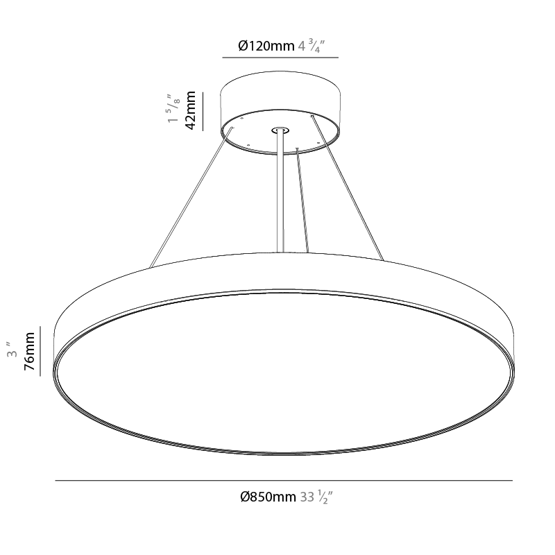 Sign EVO by Prolicht – 33 7/16″ x 3 1/4″ Suspension, Pendant offers LED lighting solutions | Zaneen Architectural