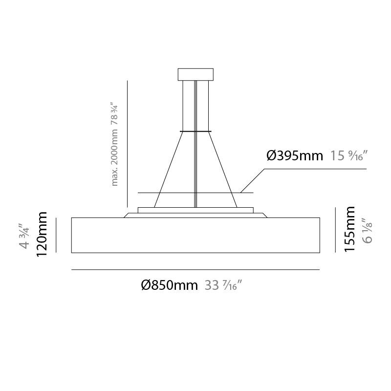 Sign Drum by Zaneen – 33 7/16″ x 6 1/8″ Suspension, Pendant offers LED lighting solutions | Zaneen Architectural / Line art