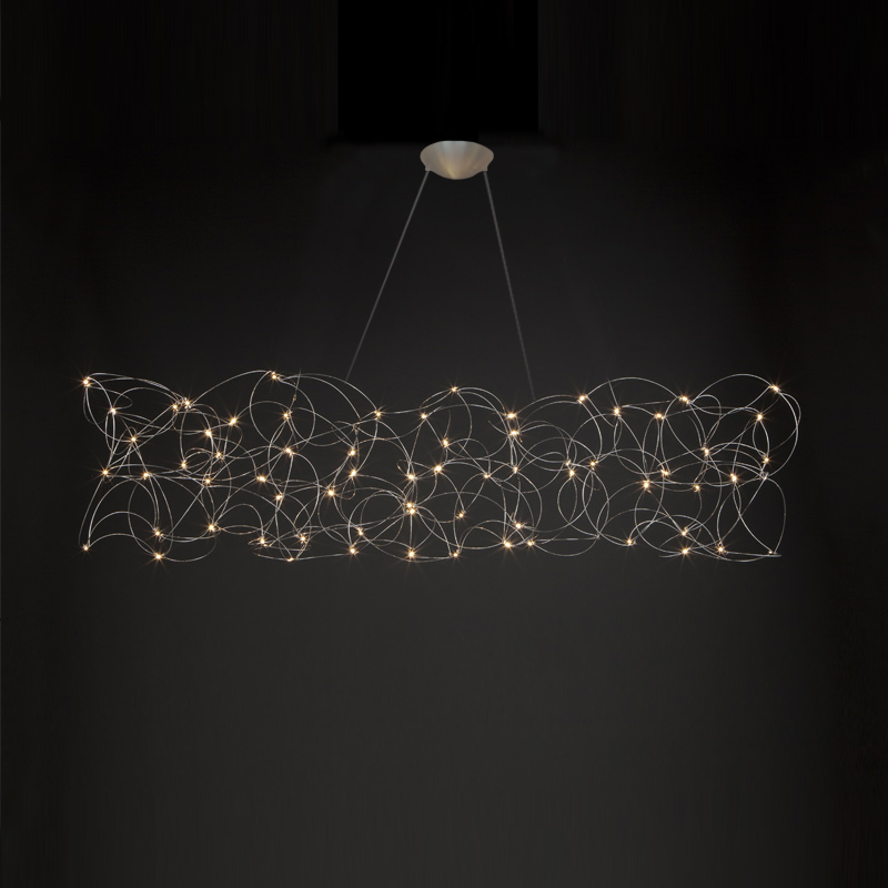 Sirio by Quasar – 27 9/16″ x 11 13/16″ Suspension, Ambient offers quality European interior lighting design | Zaneen Design