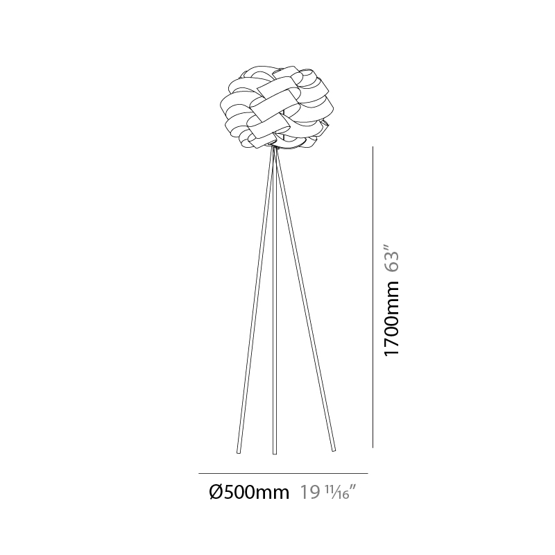 Skyline by Linea Zero – 19 11/16″ x 66 15/16″ Portable, Floor offers quality European interior lighting design | Zaneen Design