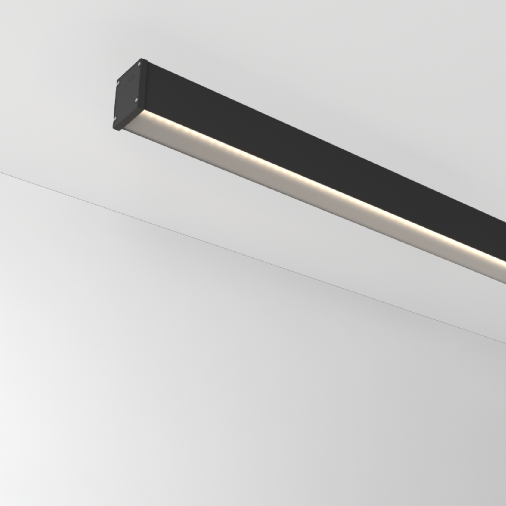 Slider Straight IP54 by Prolicht – 47 5/8″ x 3 1/8″ Surface, Linear Profiles offers LED lighting solutions | Zaneen Architectural