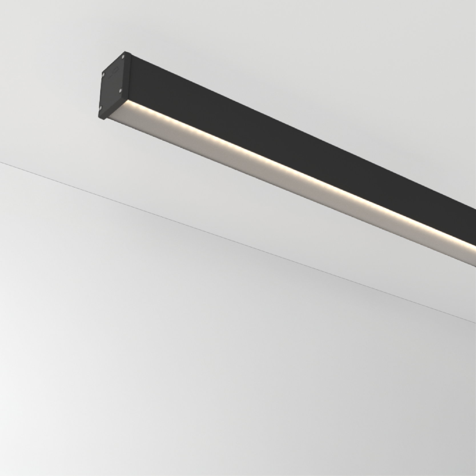 Slider Straight IP54 by Prolicht – 71 1/4″ x 3 1/8″ Surface, Linear Profiles offers LED lighting solutions | Zaneen Architectural