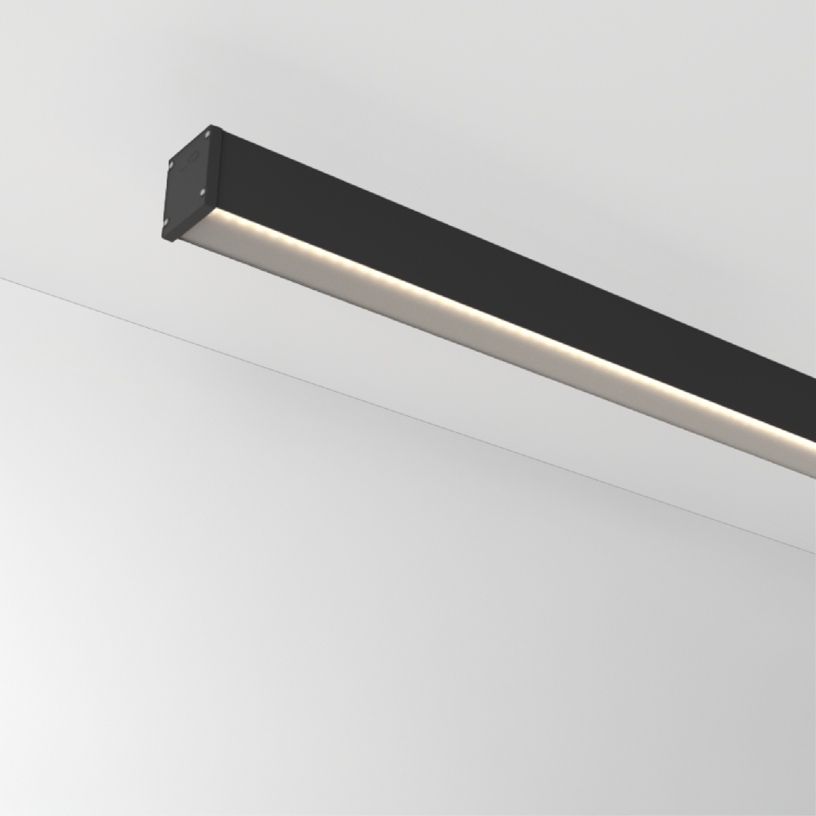Slider Straight IP54 by Prolicht – 79 1/8″ x 3 1/8″ Surface, Linear Profiles offers LED lighting solutions | Zaneen Architectural
