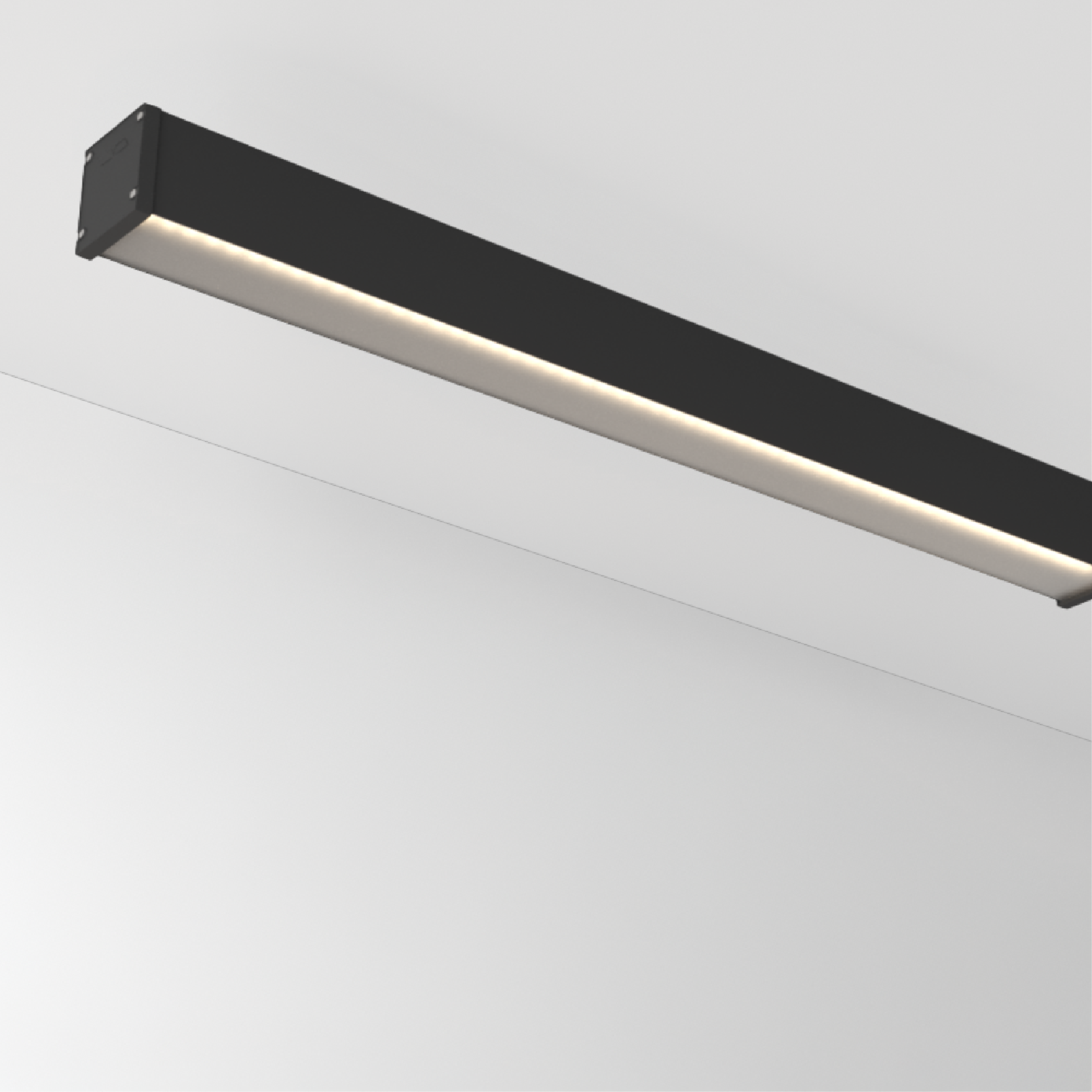 Slider Straight IP54 by Prolicht – 118 1/2″ x 3 1/8″ Surface, Linear Profiles offers LED lighting solutions | Zaneen Architectural