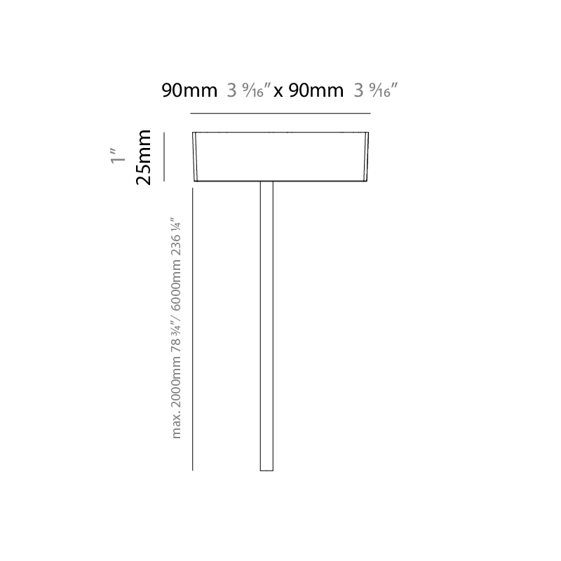 Slider by Prolicht – 3 9/16″ x 1″ ,  offers LED lighting solutions | Zaneen Architectural