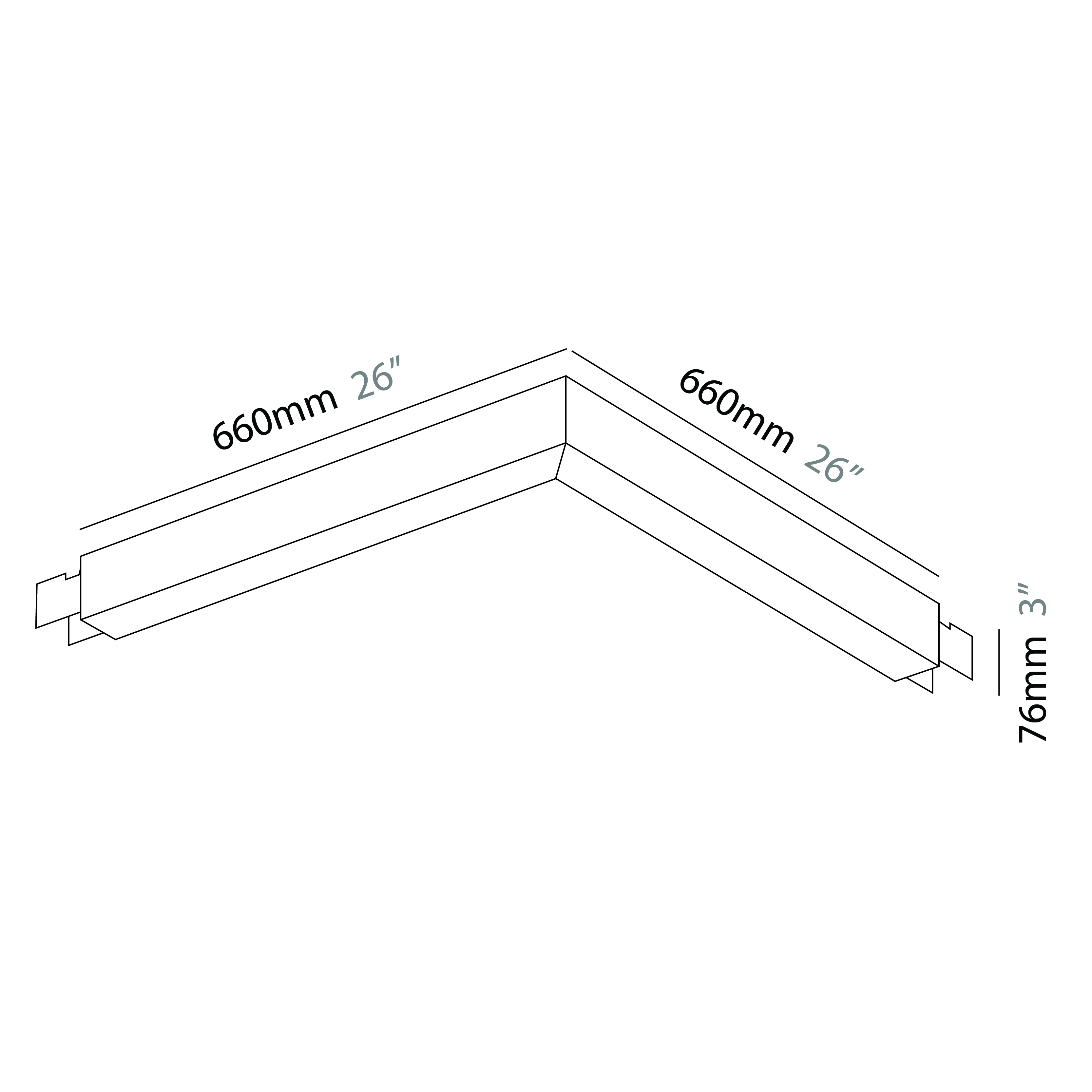 Slider by Prolicht – 26″ x 3″ Surface, Linear Profiles offers LED lighting solutions | Zaneen Architectural