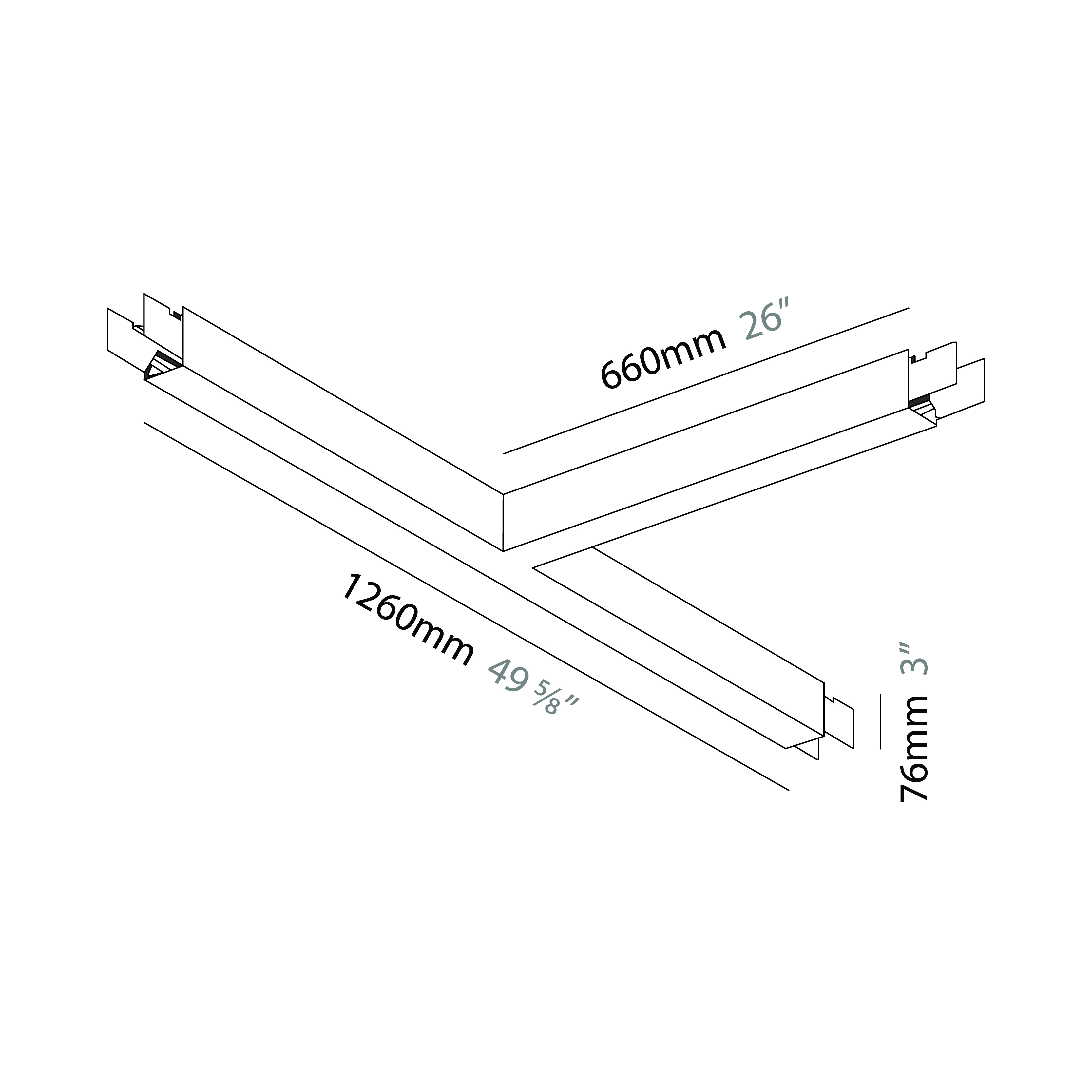 Slider by Prolicht – 49 5/8″ x 3″ Suspension, Profile offers LED lighting solutions | Zaneen Architectural